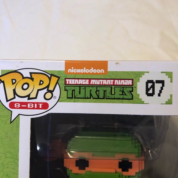 Pop! 8-Bit Teenage Mutant Ninja Turtles Michelangelo Funko Pop Figure - Picture 10 of 10
